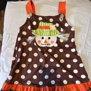 boutique brand size 5/6T scarecrow outfit